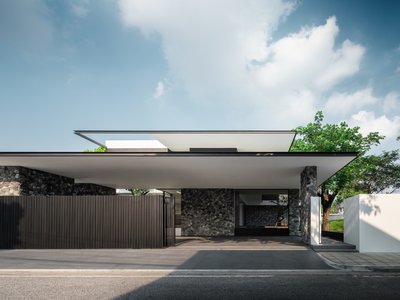 Soffit House by Ayutt and Associates design