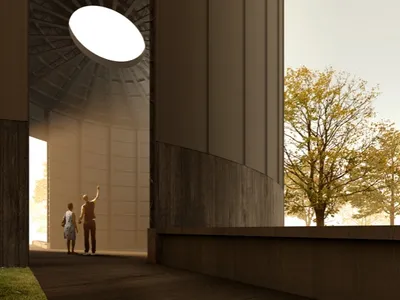Renowned artist Theaster Gates unveils striking Serpentine Pavilion 2022, named Black Chapel