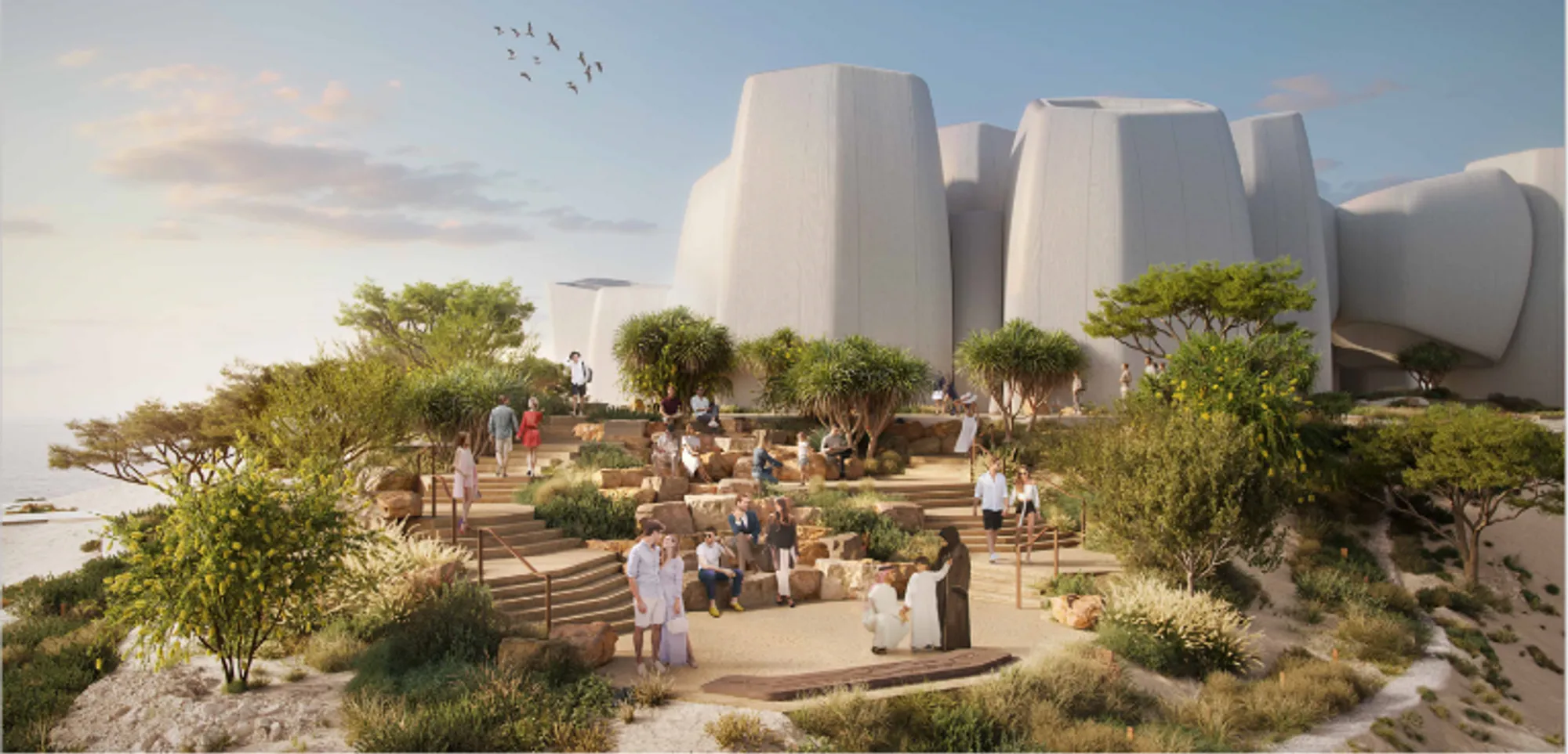Foster + Partners Unveils Plans for Red Sea Marine Life Institute