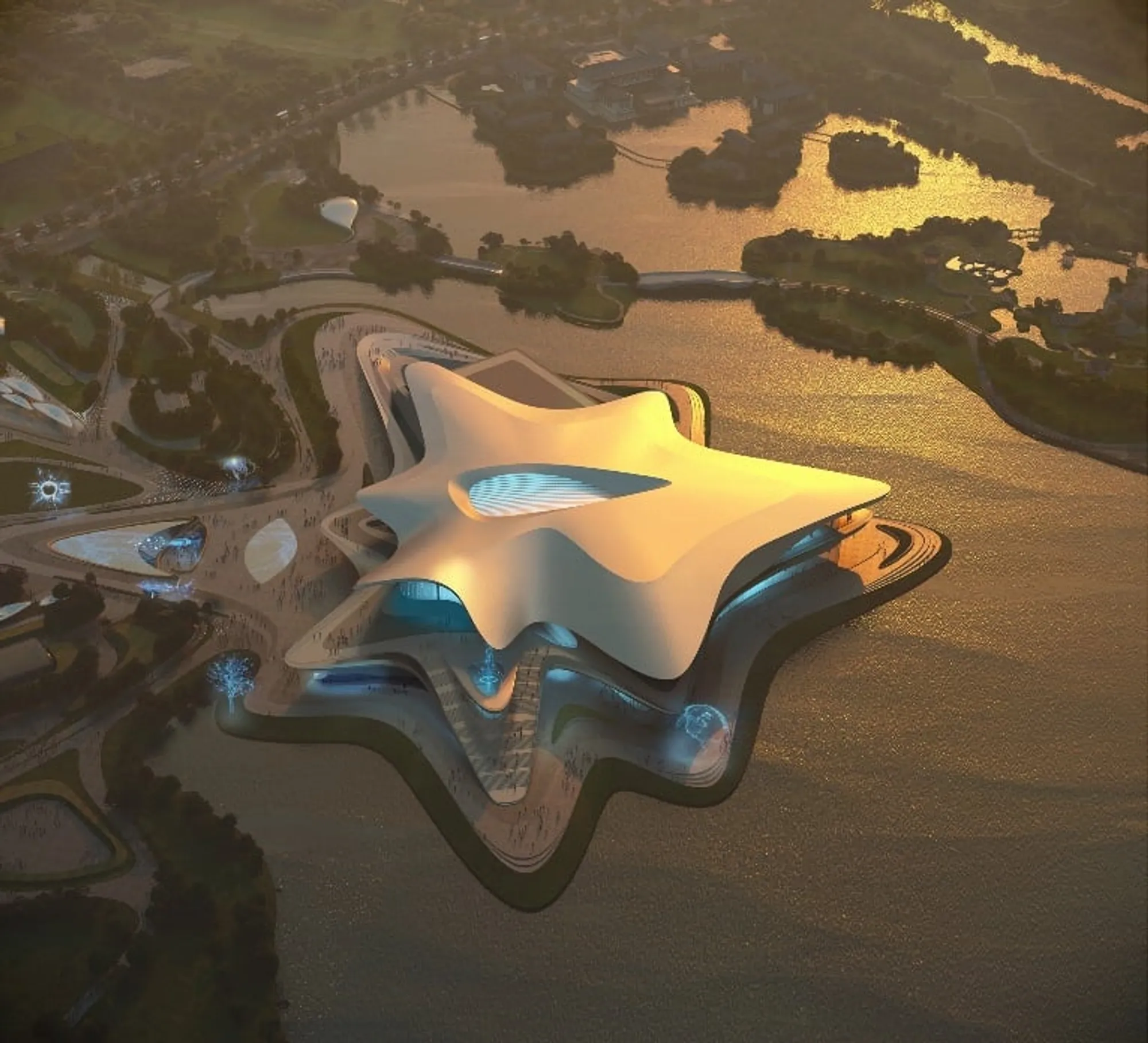 Zaha Hadid Architects' Chengdu Science Fiction Museum to host Worldcon 2023
