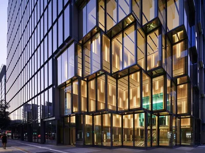 OMA's First Ground-Up Office Building in Japan, Tenjin Business Center, Completed