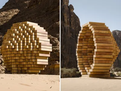 Experience the Illusion of Sarab at Desert X AlUla - Where Mirage and Oasis Meet