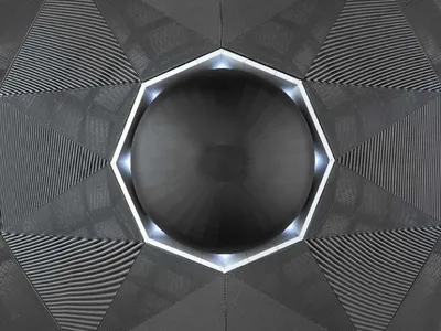 SpY's Black Sphere at CONCÉNTRICO 07: Urban Art Installation