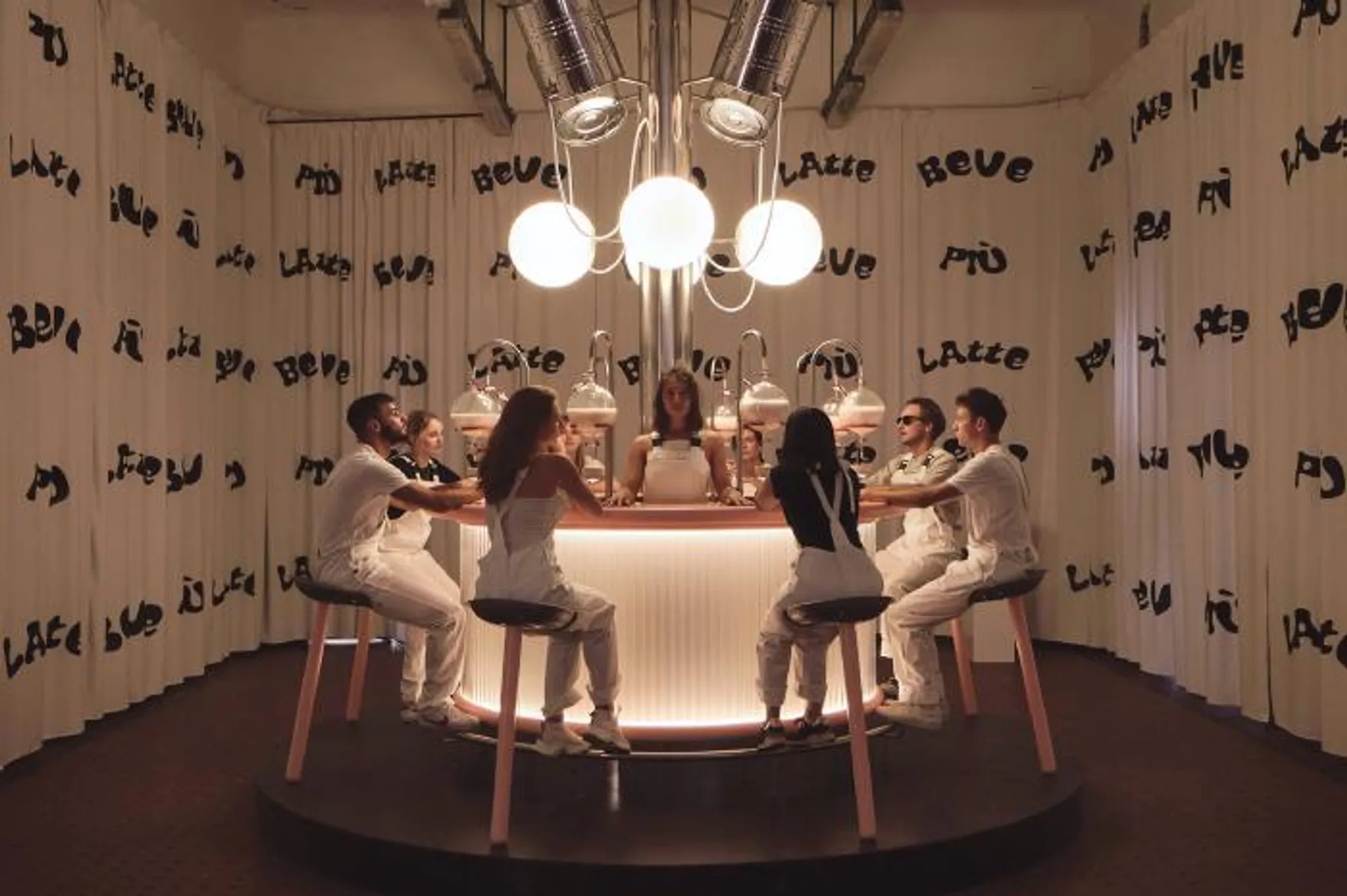 Herbarium of Interiors: Unveiling the Enchanting Fusion of Nature and Design at HEAD - Genève's Milk Bar