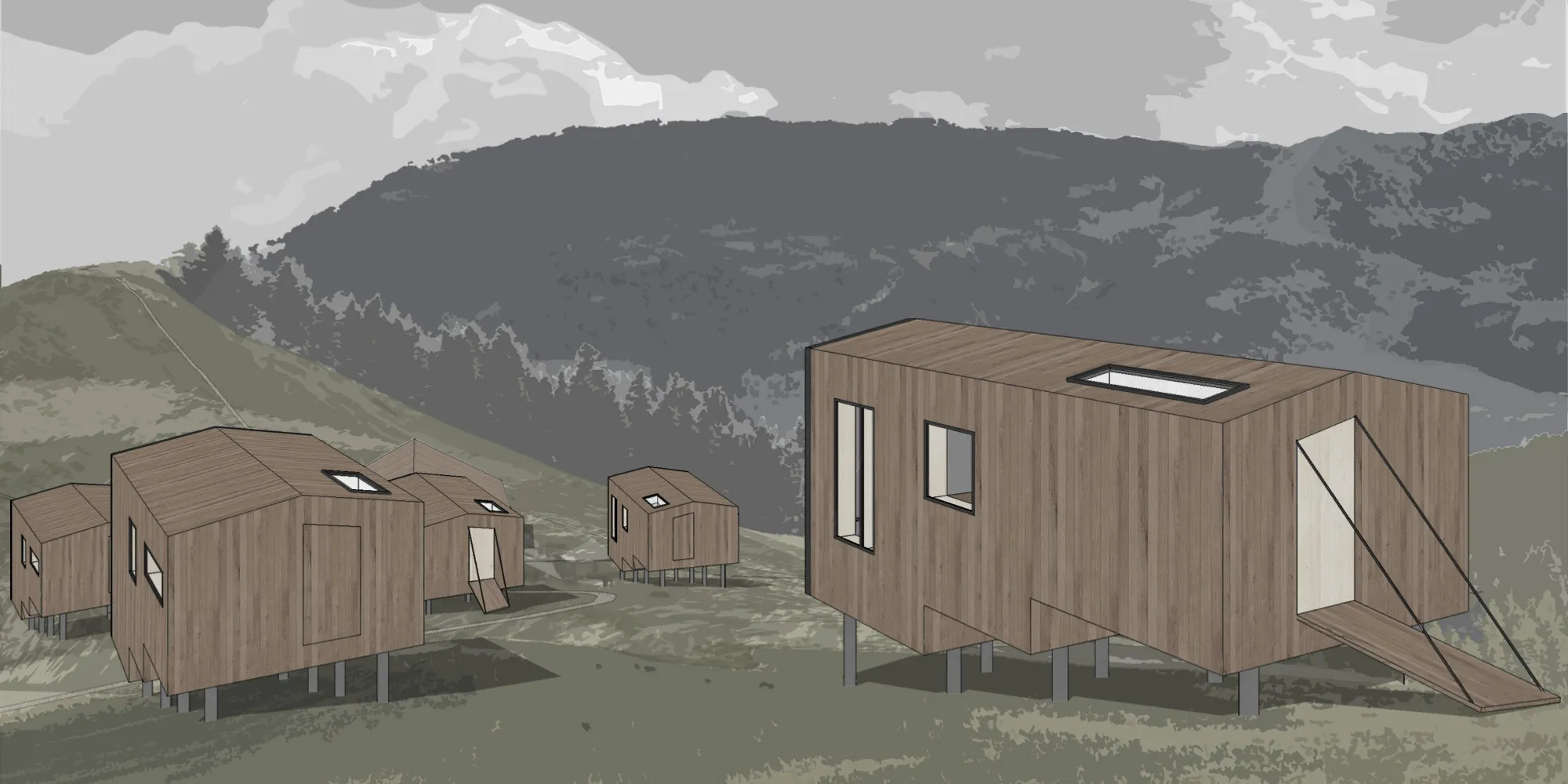 Wandering Pods - Swiss Alps