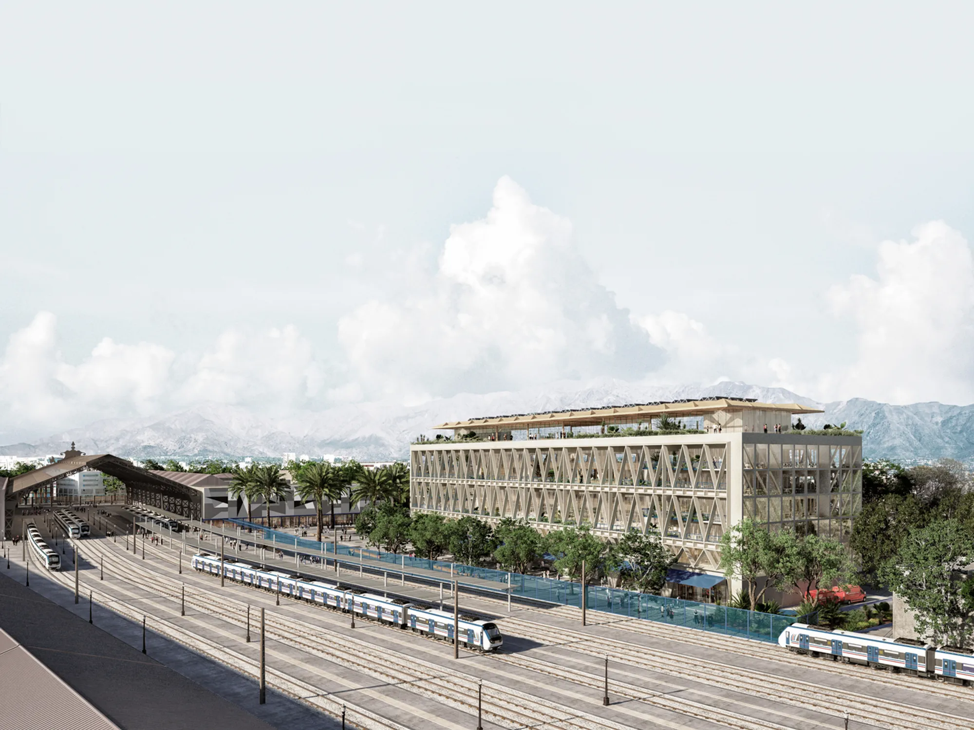 Revitalizing History: UMWELT, PRODUCTORA, and LANDMRX to Restore Chile's State Railway Headquarters