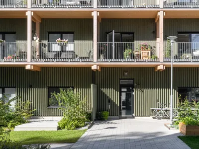 Sustainable Architecture in Sweden: A Closer Look at Notuddsparken Apartments by OKIDOKI