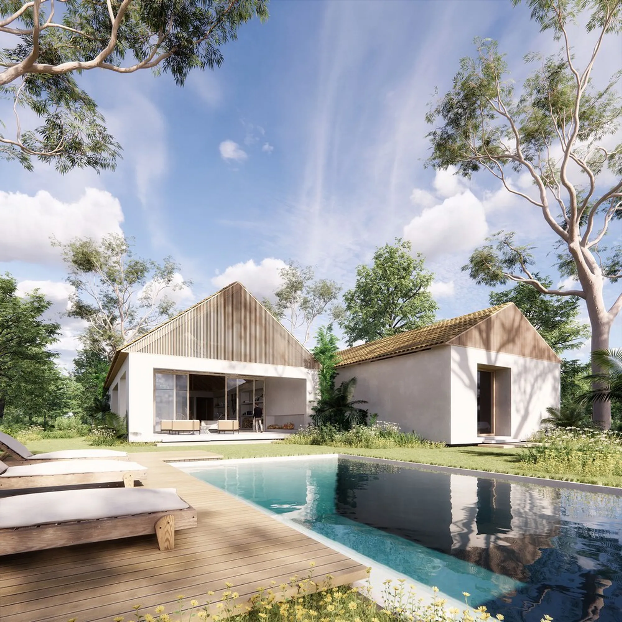 Contemporary Countryside House: Blending Tradition with Modernity at Casa PAR