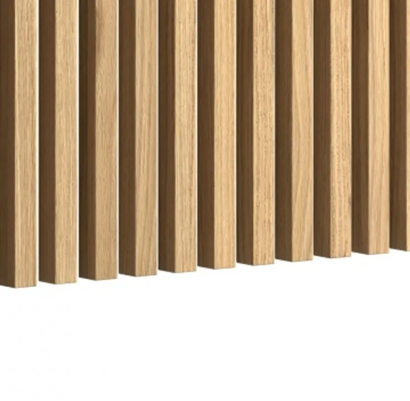Figure 7. 3D Wall Slats in Village Oak, https://parkiet.pl/lamele-scienne/2082-lamele-scienne-Natural-Oak-12szt.html, accessed on June 3, 2023.