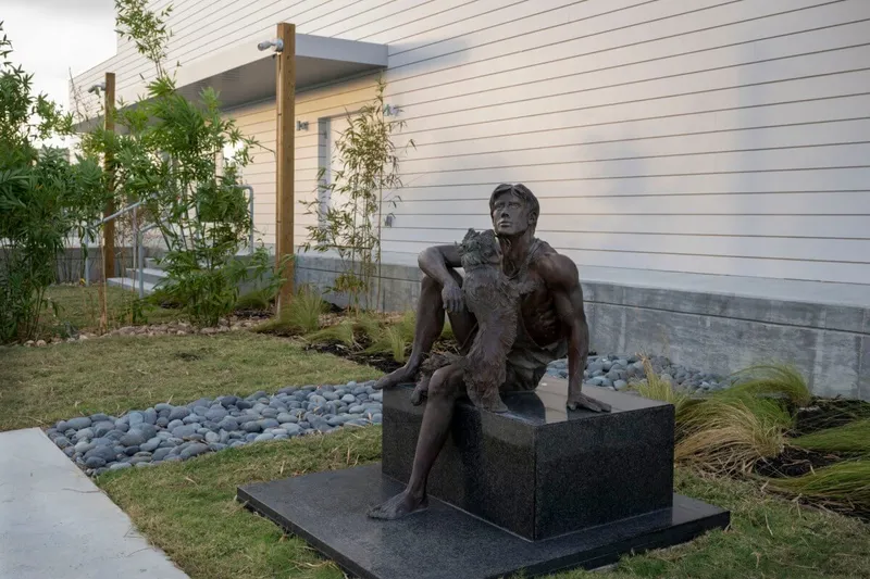 A sculpture in the garden. (Pam Fulcher/Courtesy RCA)
