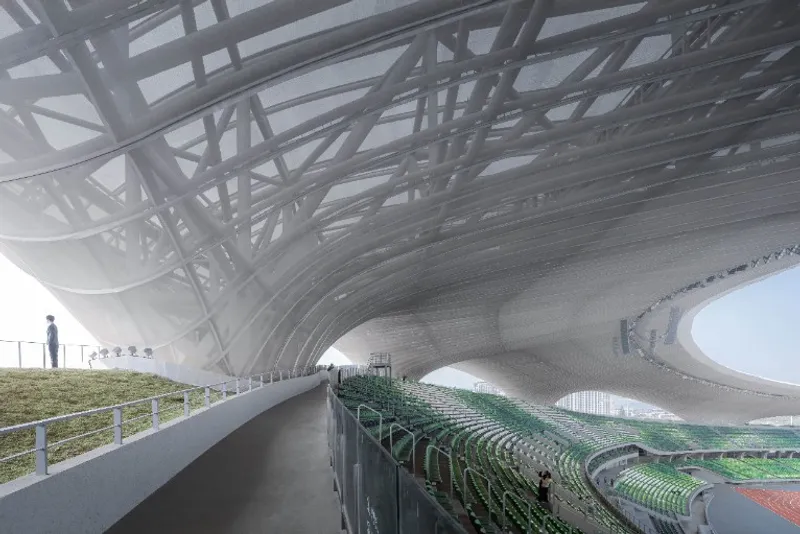 Quzhou Stadium, photography by CreatAR Images
