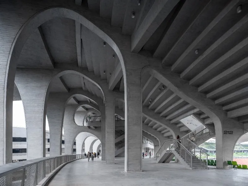 Quzhou Stadium, photography by CreatAR Images