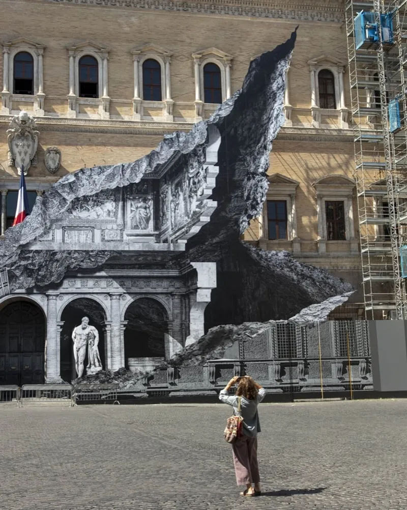 Punto di Fuga, Farnese Palace, Rome - ©JR-ART.NET
