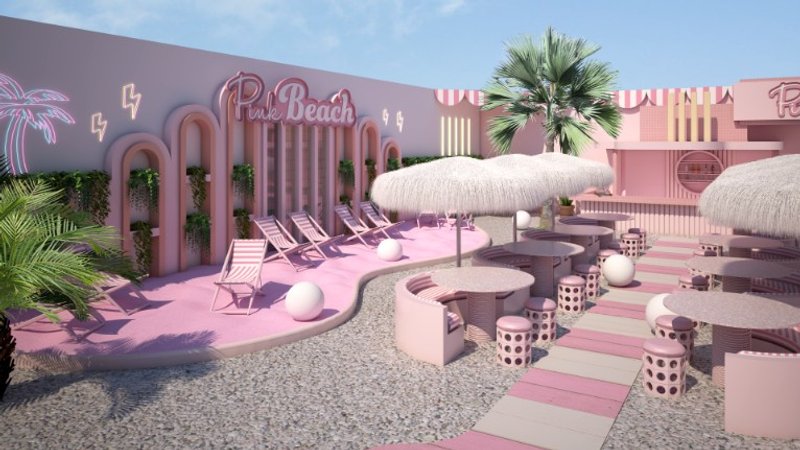 Pink Beach by Wondr