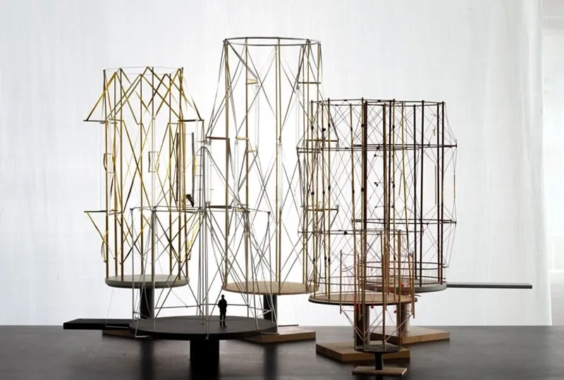 Models from 2016, the project that inspired their pavilion design for Rennes. Photography courtesy of © Studio Bouroullec.