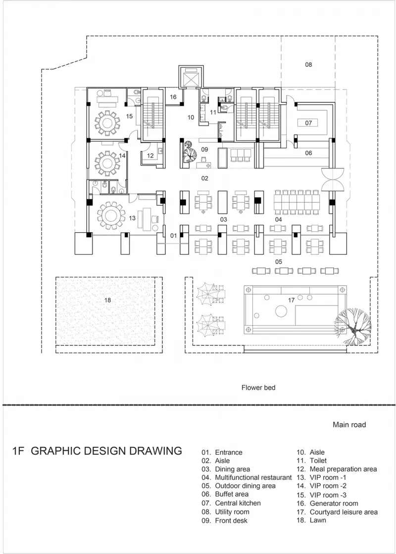 1st Floor Plan © Size Design Studio