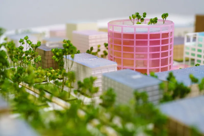 Detail of the model © Ivo Haarman