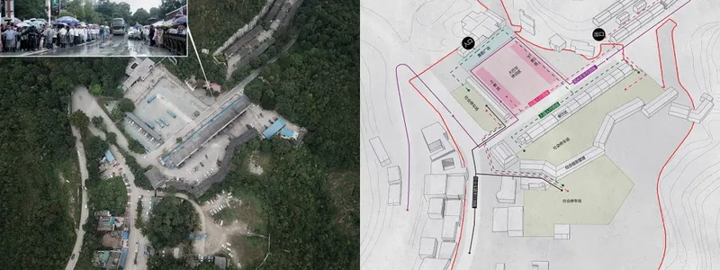 Analysis of the current situation of the Great Waterfall Scenic Area © Zhongjian Institute + Shimizu Aipai