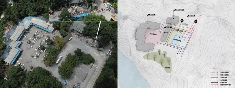 Analysis of the current situation of Tianxingqiao Scenic Area – site analysis © Zhongjian Institute + Shimizu Aipai