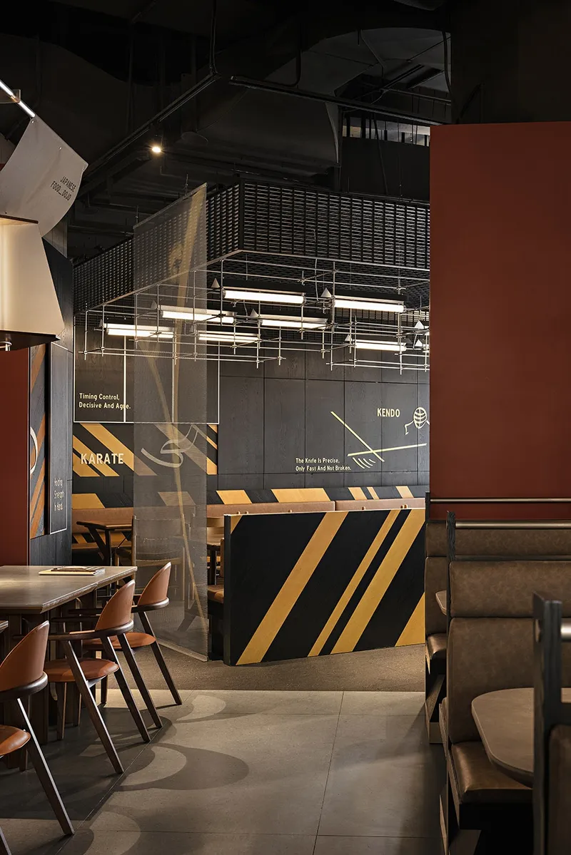 View from dining area B to dining area C © YUANSTUDIO