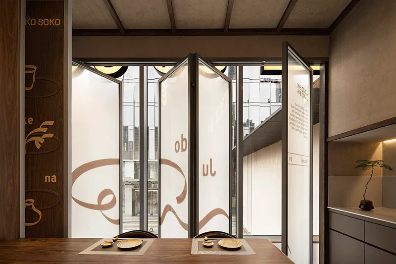 Entrance of the private room © YUANSTUDIO