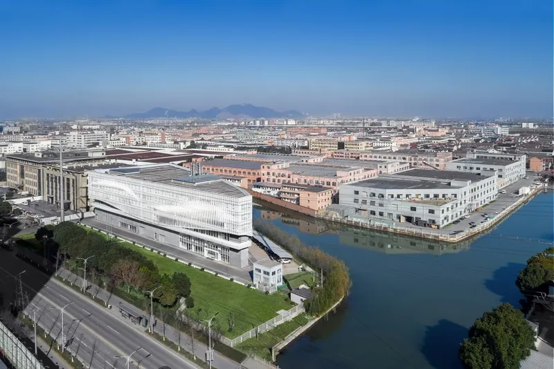 Aerial view of the project ©Meng Qingwei, Xie Yilun
