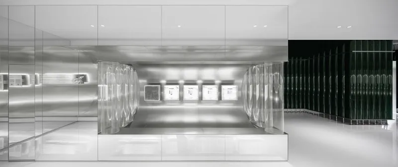 The sightseeing channel follows the softness of the “velvet” in the building©Meng Qingwei, Xie Yilun, Wu Ruozheng
