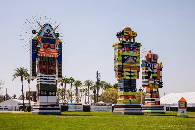 "Kumkum Fernando, The Messengers at Coachella 2023, photo by Lance Gerber"