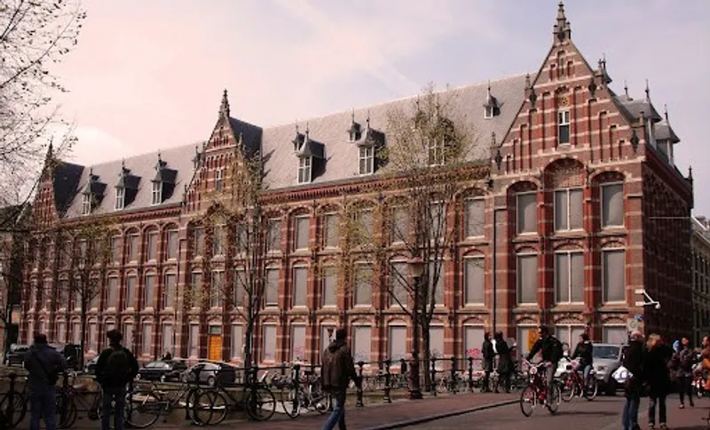 Fig: 4 - Students leaving after a day end at University of Amsterdam. Source