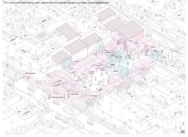Winning entry, The Death and Life of Water by Chenjie Xiong from the University of Virginia