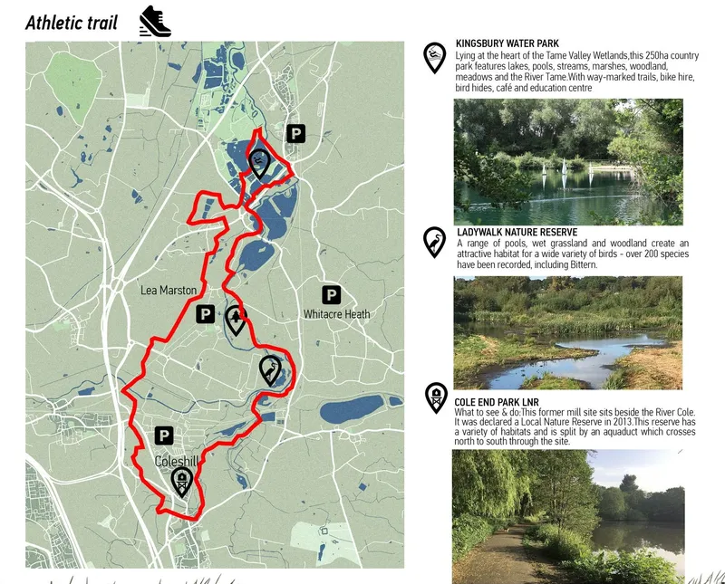 Challenging athletic trail: A runner's natural paradise.