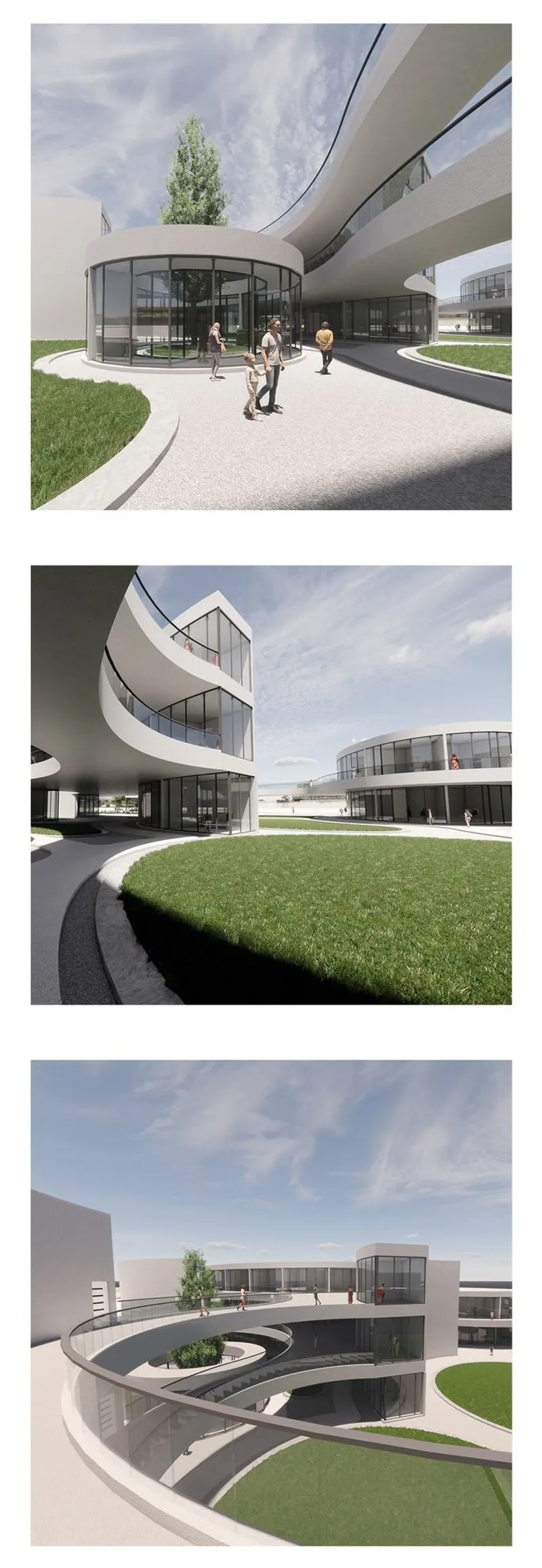 Fluidity in architecture bridges spaces and people.