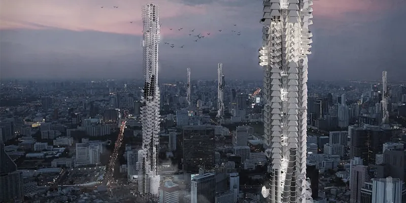 Visual from the Fourth Space Project - Shortlisted entry of Nomad House, 2020