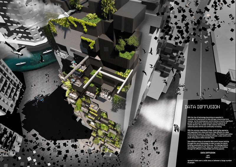 Projects such as Data Diffusion are exploring the concept of Hybrid Spaces.