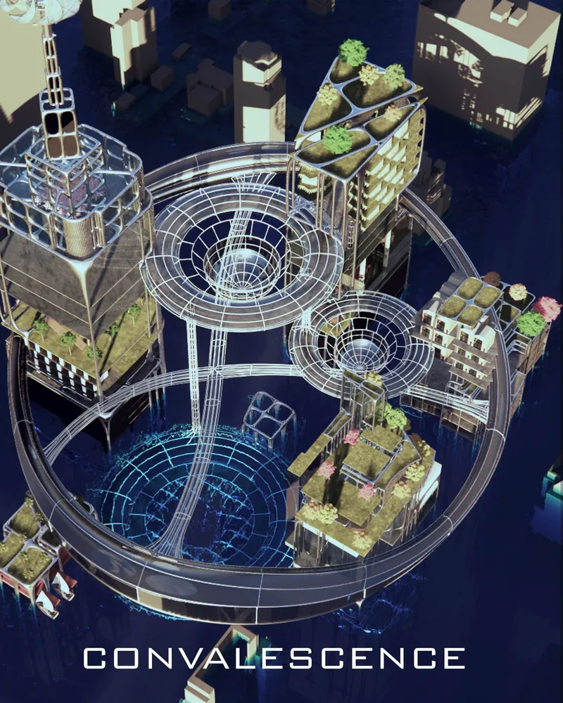 Manhattan reimagined: resilience through futuristic sustainable design.