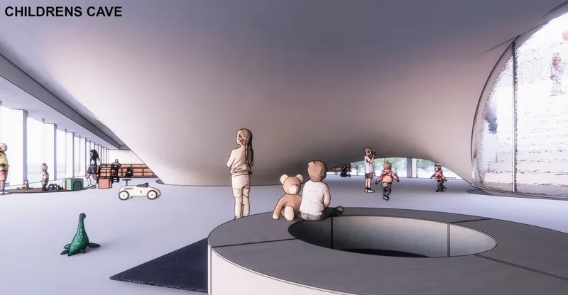 Modern Children's Cave: A Space of Light and Play