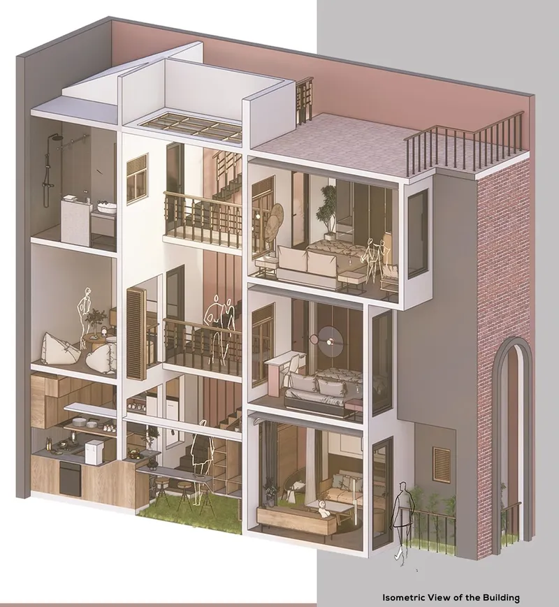 Isometric View: Exploring Inside the Sustainable Home