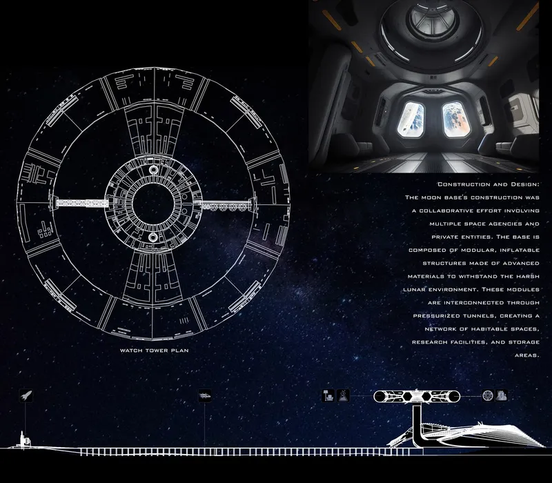Blueprint of lunar habitation, realized.