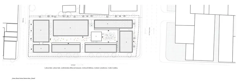 Designing harmony: A cultural center's architectural symphony.