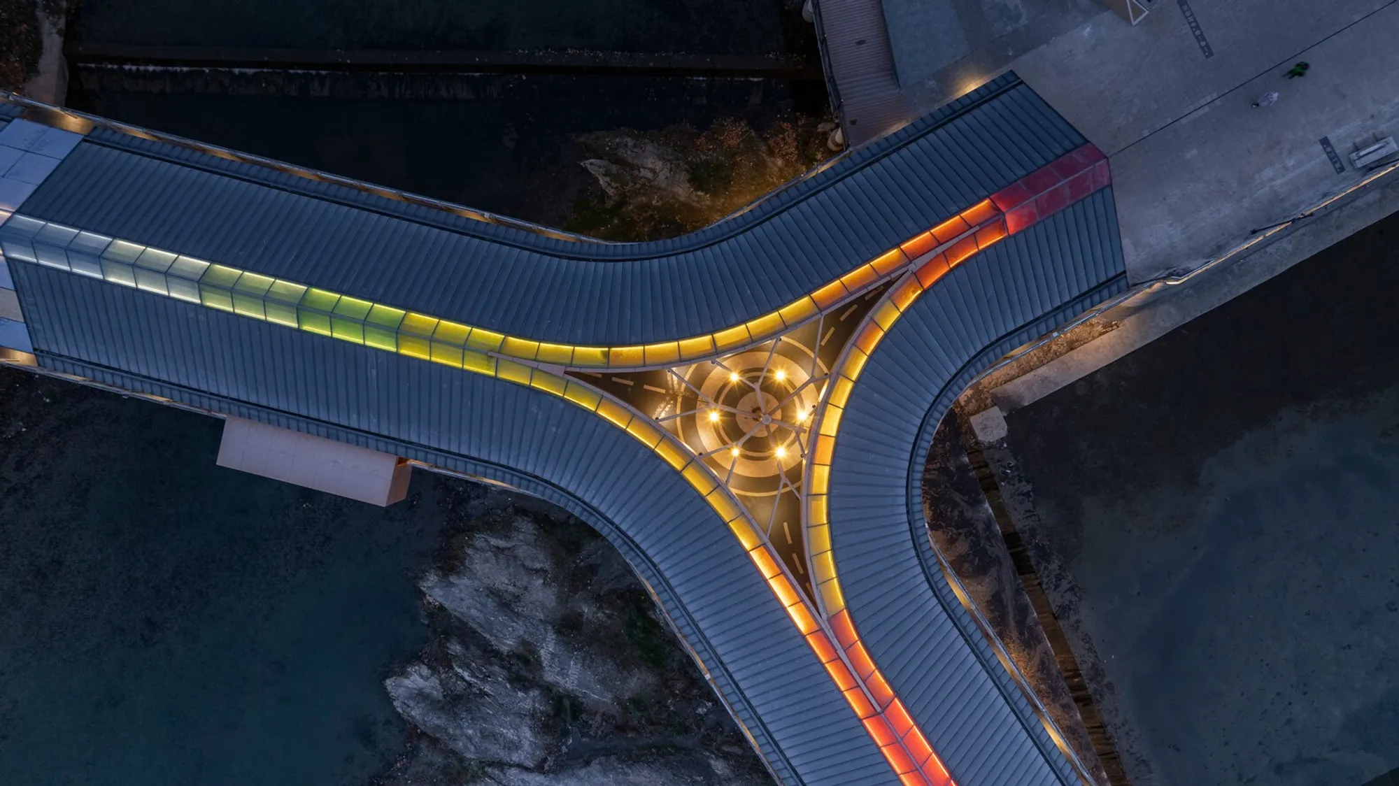 3andwich Design Turns a Concrete Bridge in Rural China into a Timber Corridor Inspired by the Tea Horse Road