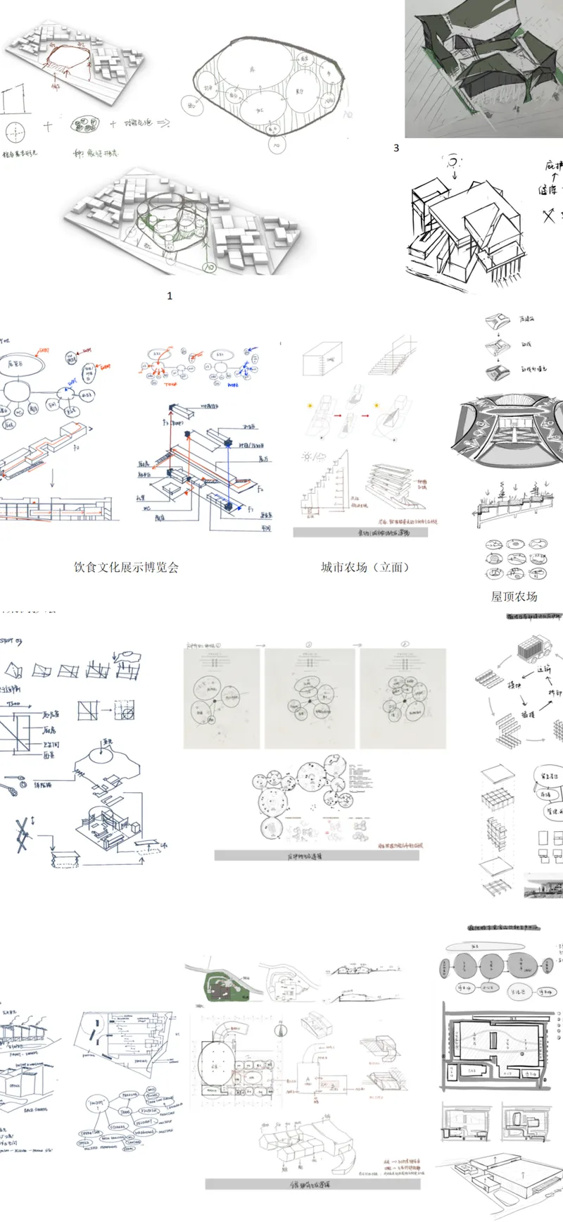 Case studies and intentions on space formation