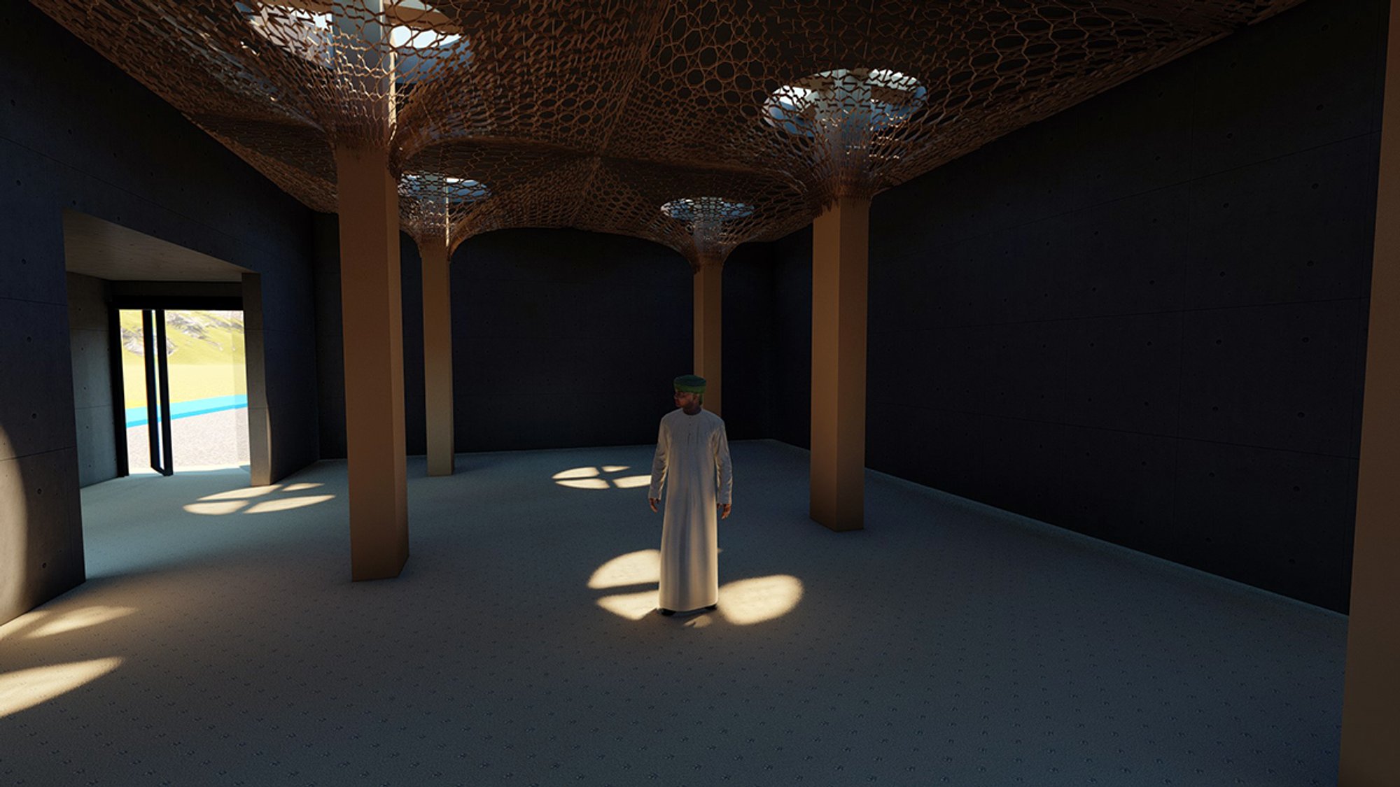 Fretwork Ceiling