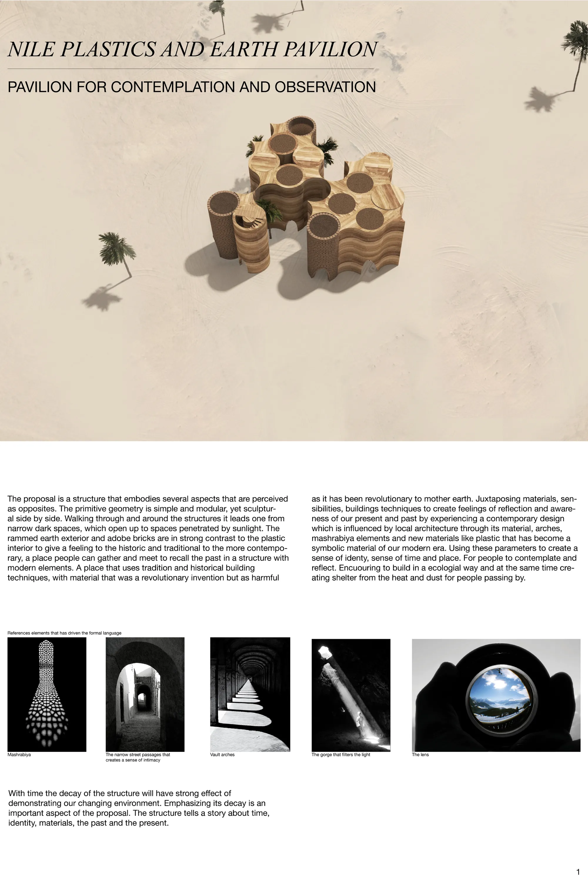 Nile plastics and earth pavilion 