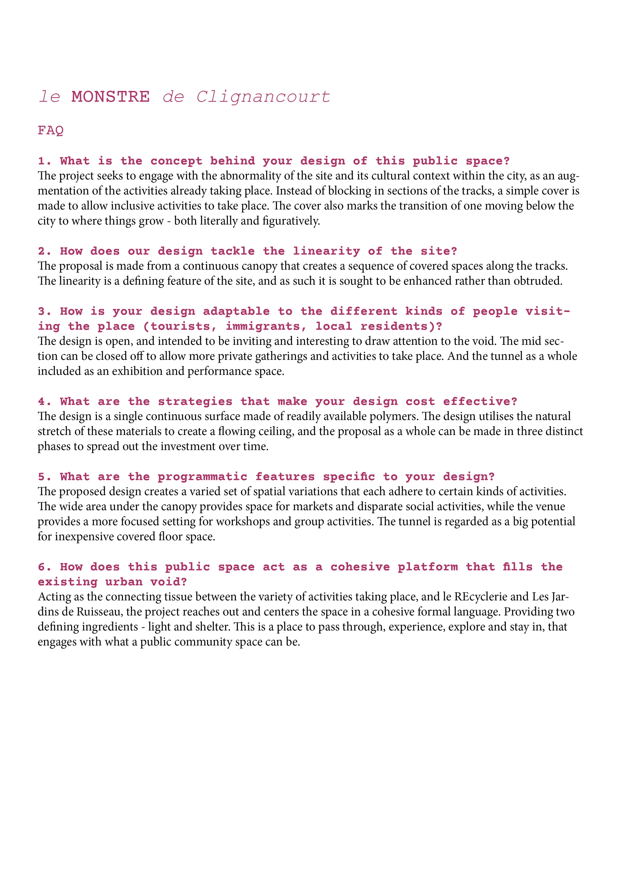 FAQ