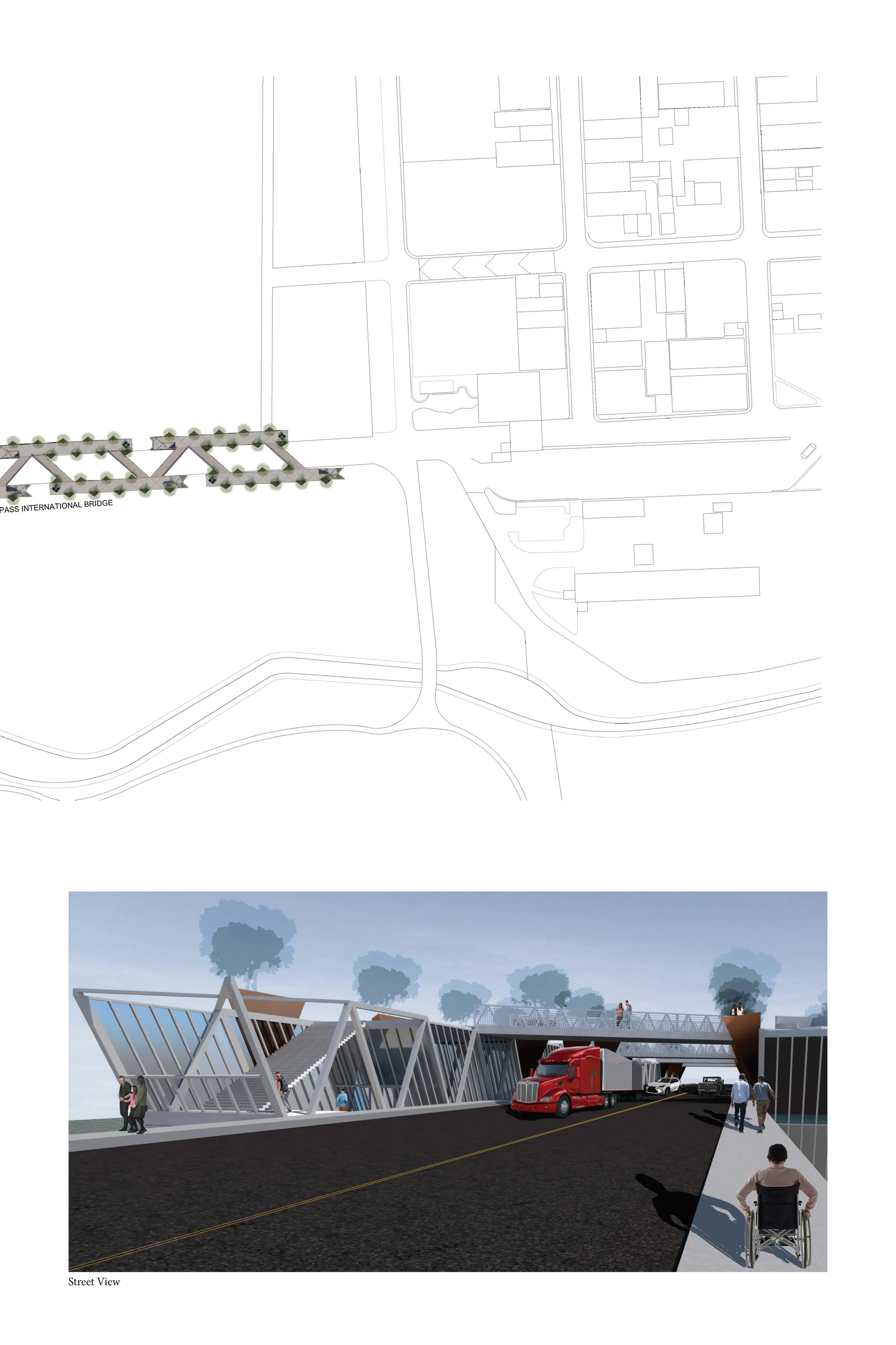 Site Plan and section