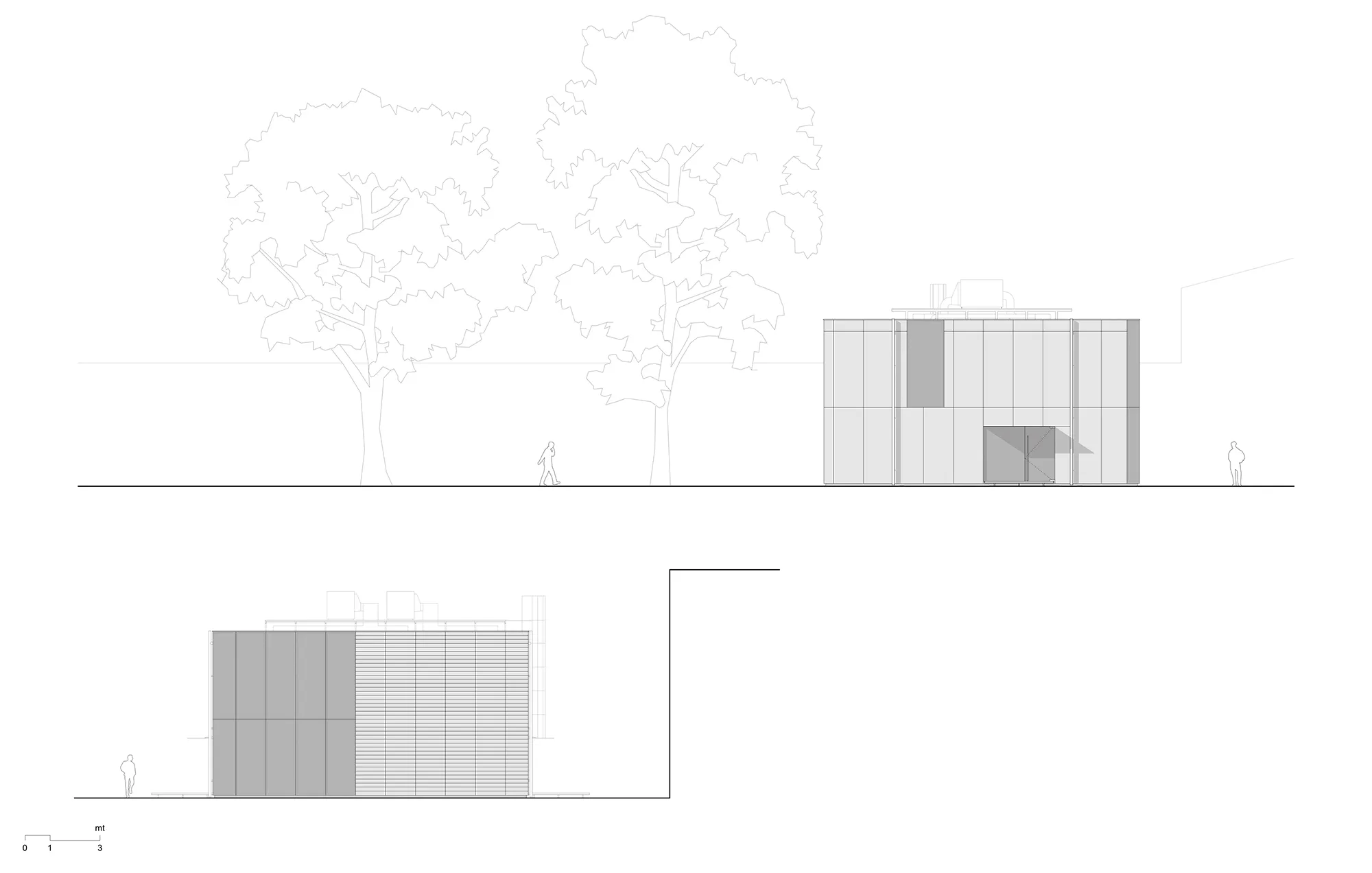 Elevations SW / SE