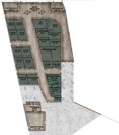 REHABILITATION FACILITY FLOOR PLAN