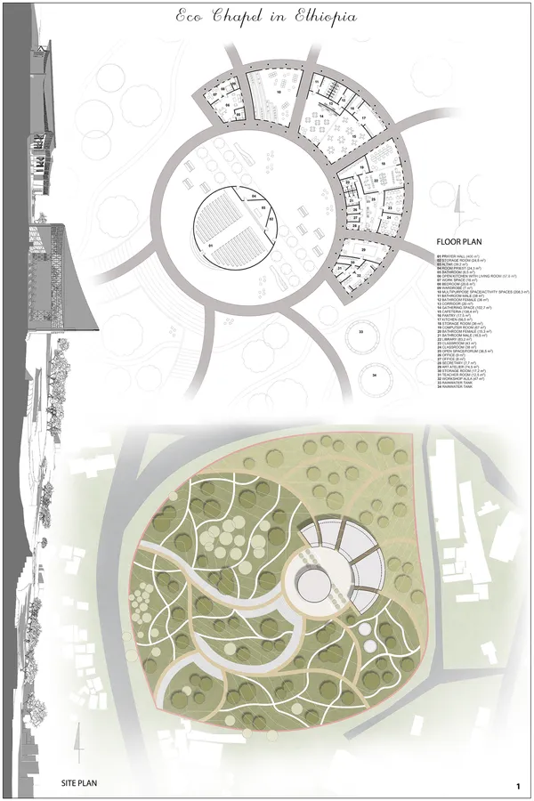 Eco Chapel in Ethiopia - Green Circle