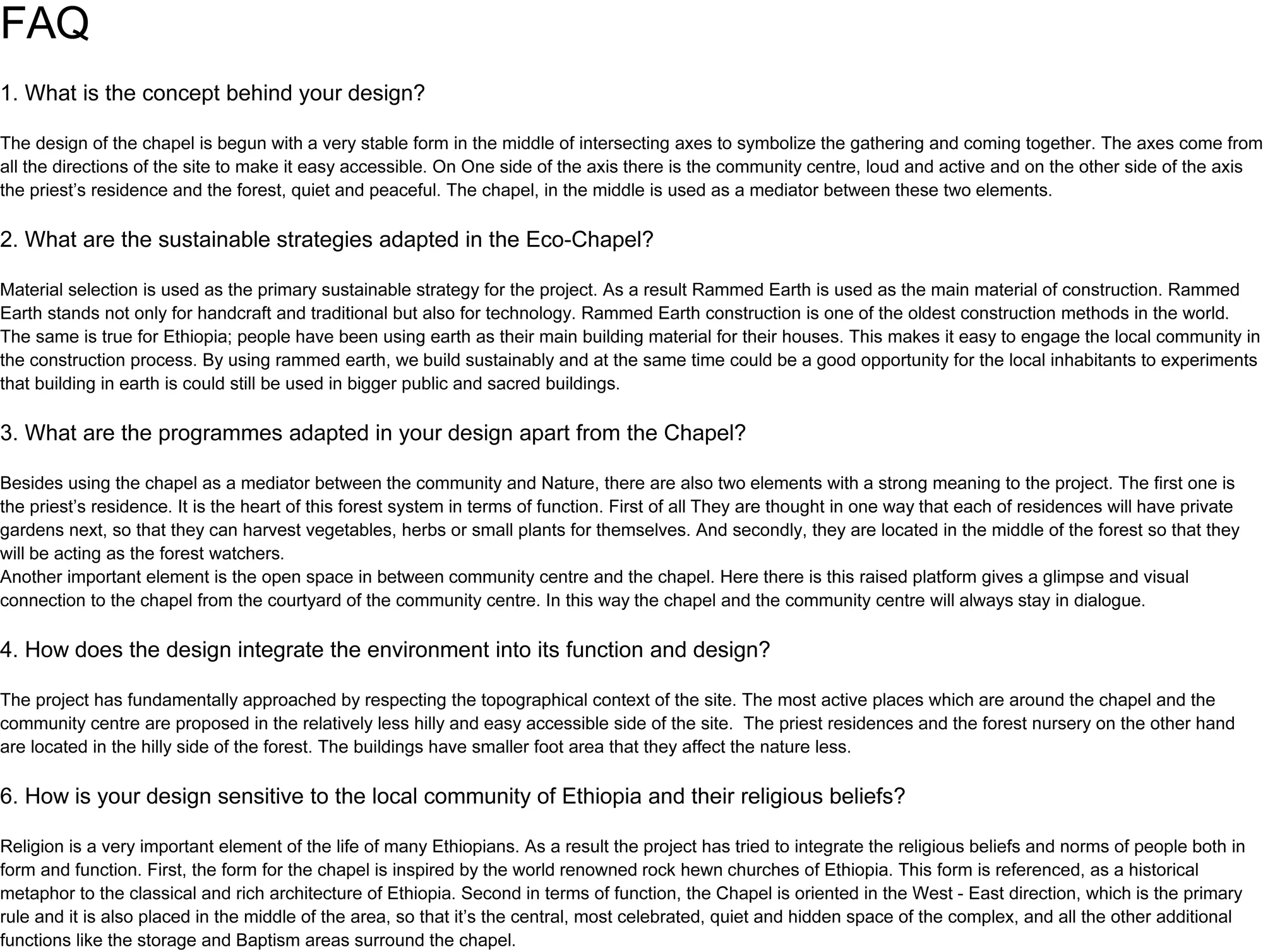 FAQs