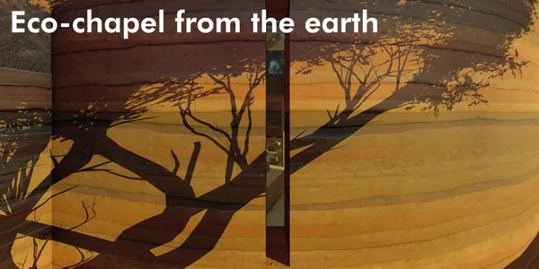 Eco-chapel from the earth